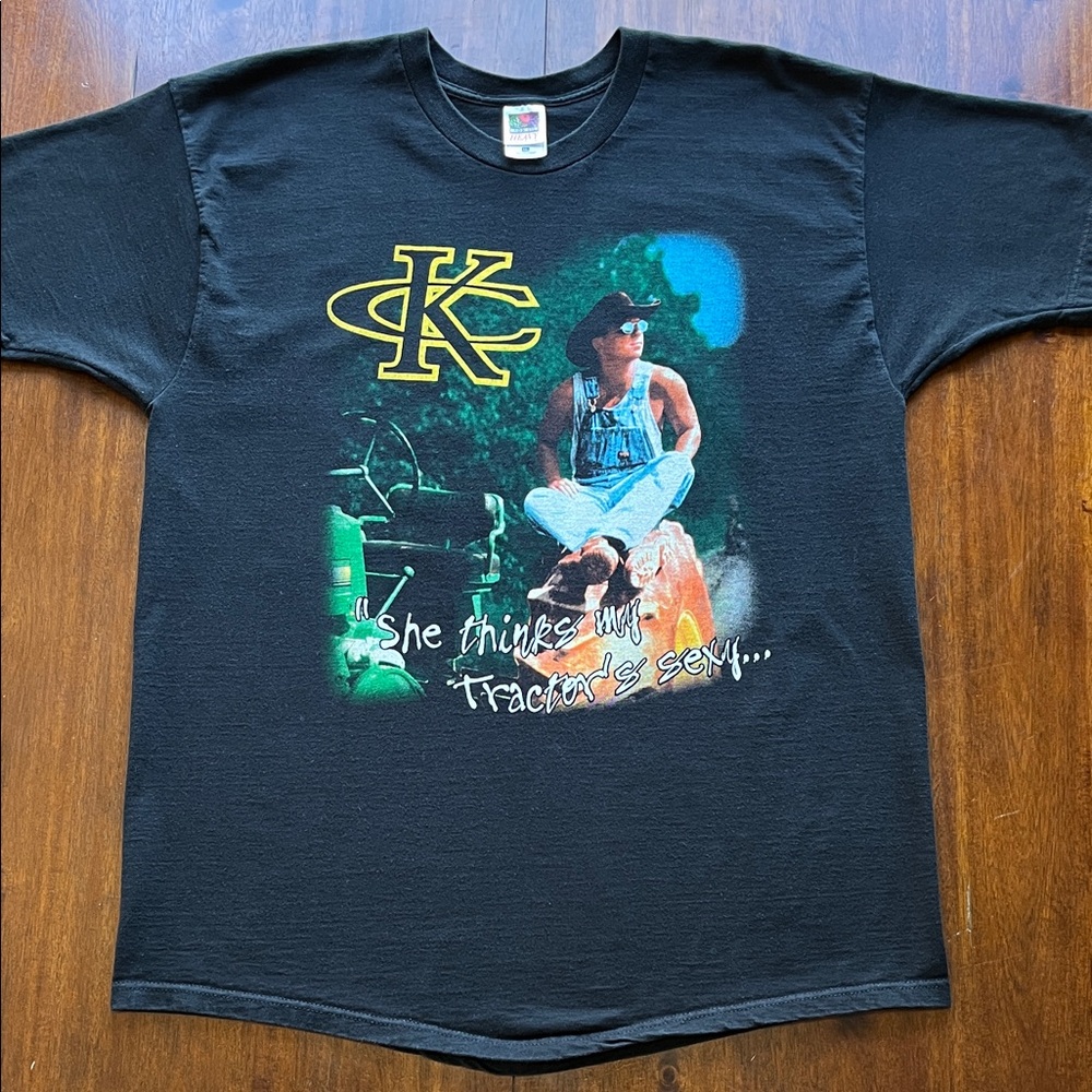 VTG Kenny Chesney “She Thinks My Tractor’s Sexy” Tee Size XXL